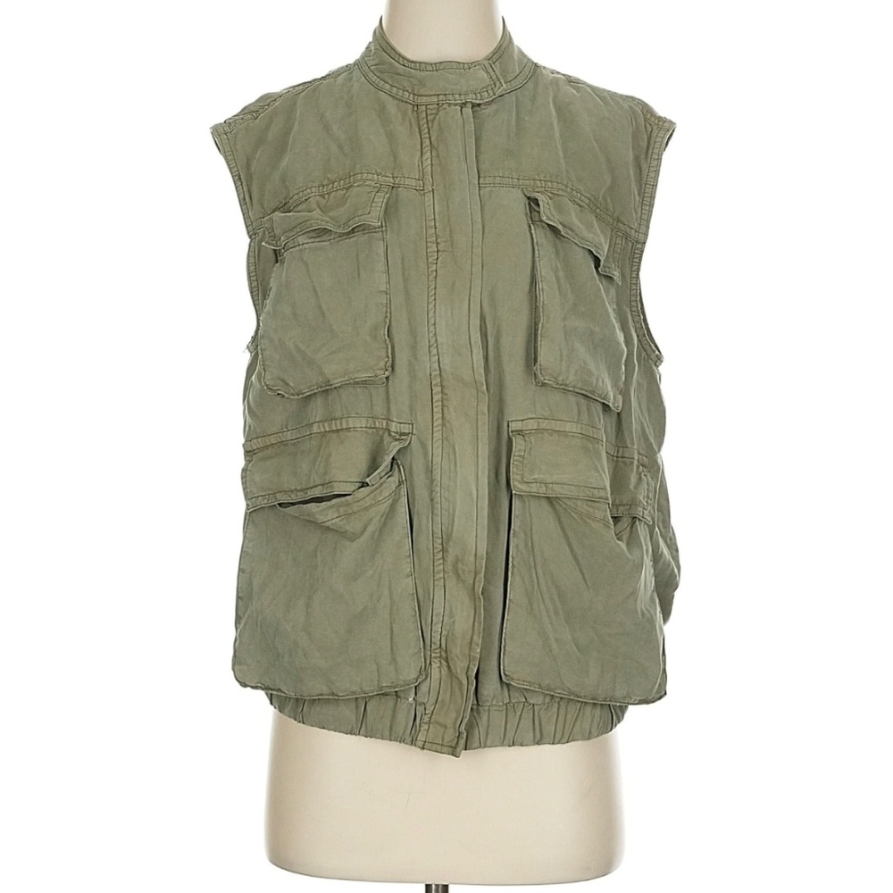 Sanctuary green vest size extra small